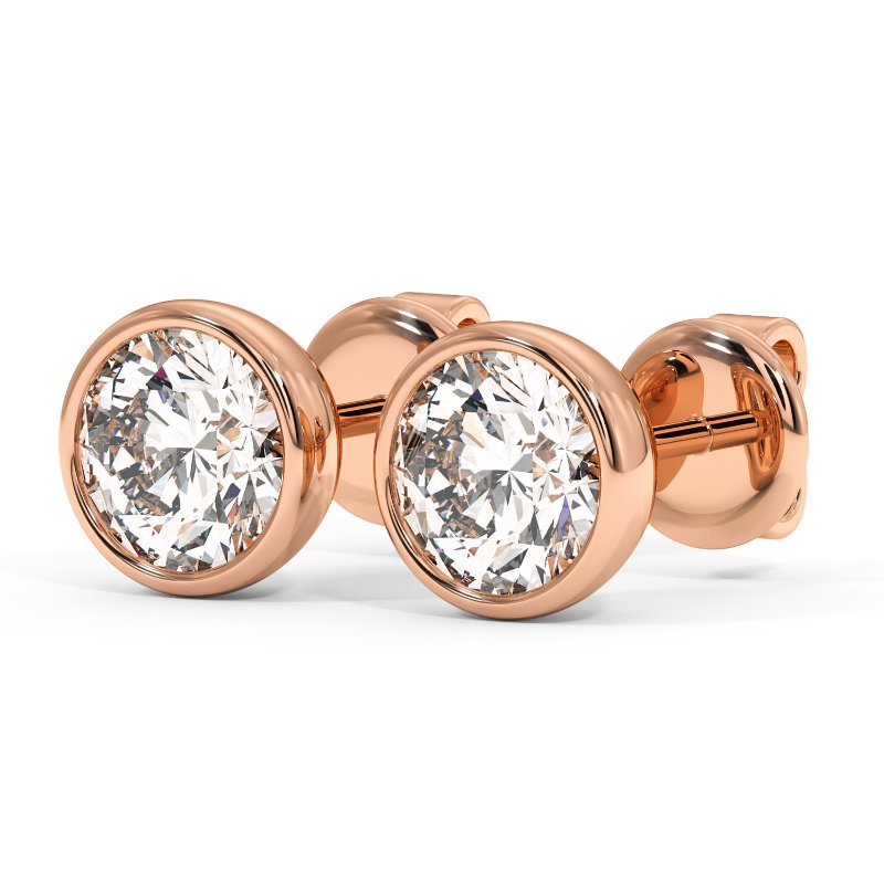 18K Rose Gold Gianna Earrings