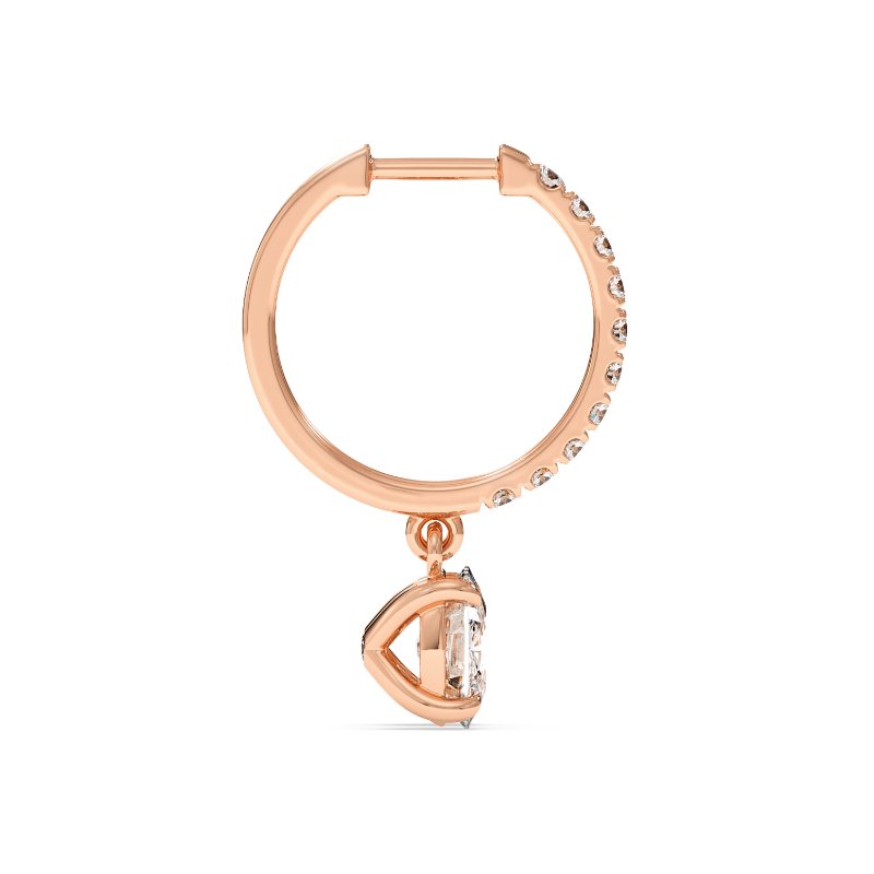 18K Rose Gold Jasmine Earrings