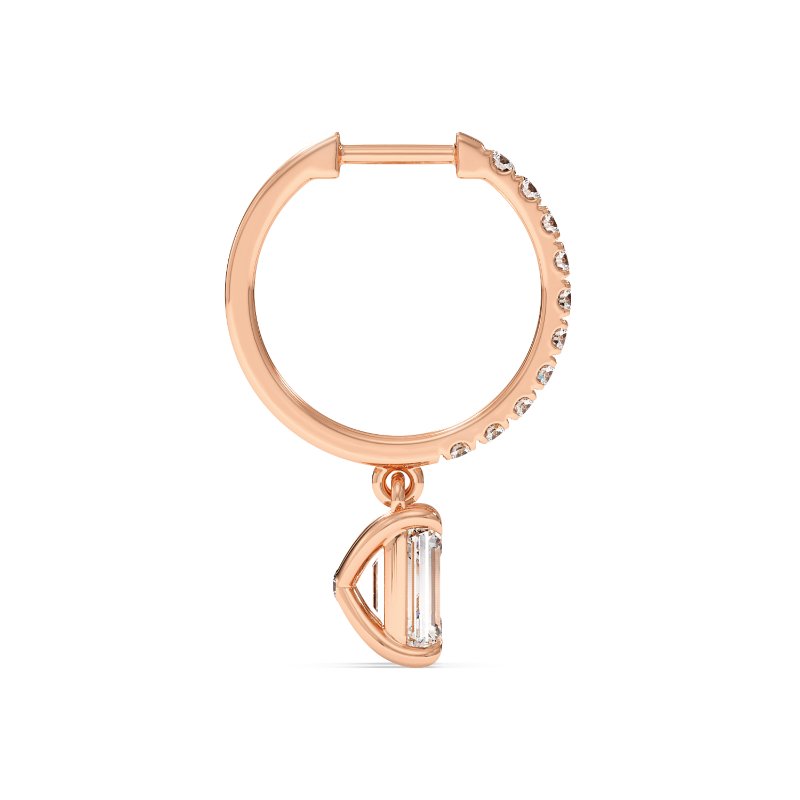 18K Rose Gold Jasmine Earrings