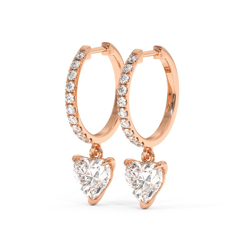 18K Rose Gold Jasmine Earrings