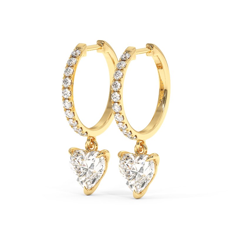 18K Yellow Gold Jasmine Earrings