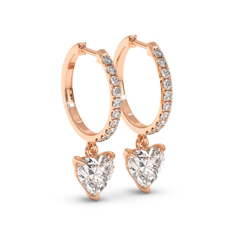 18K Rose Gold Jasmine Earrings