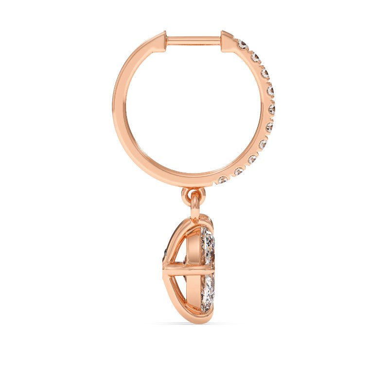 18K Rose Gold Jasmine Earrings