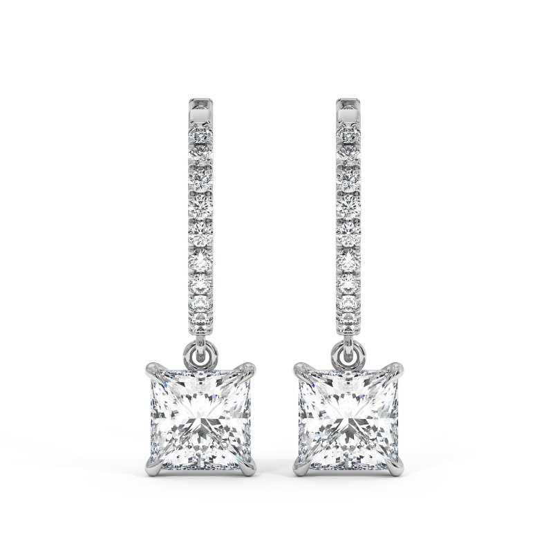 Platinum Jasmine Earrings