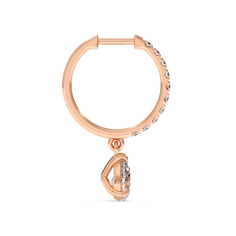 18K Rose Gold Jasmine Earrings