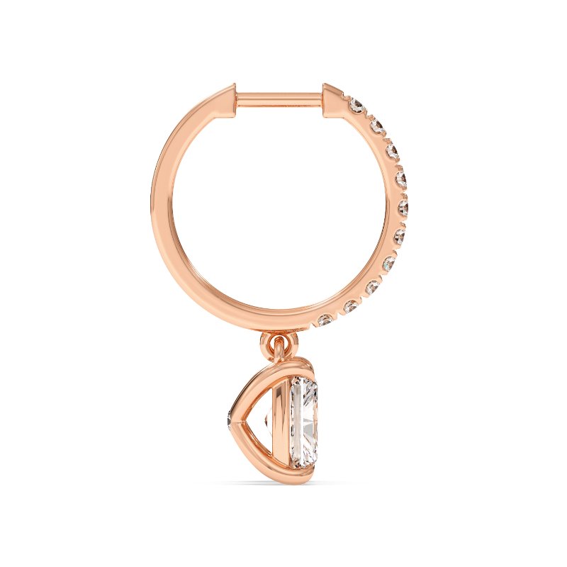 18K Rose Gold Jasmine Earrings