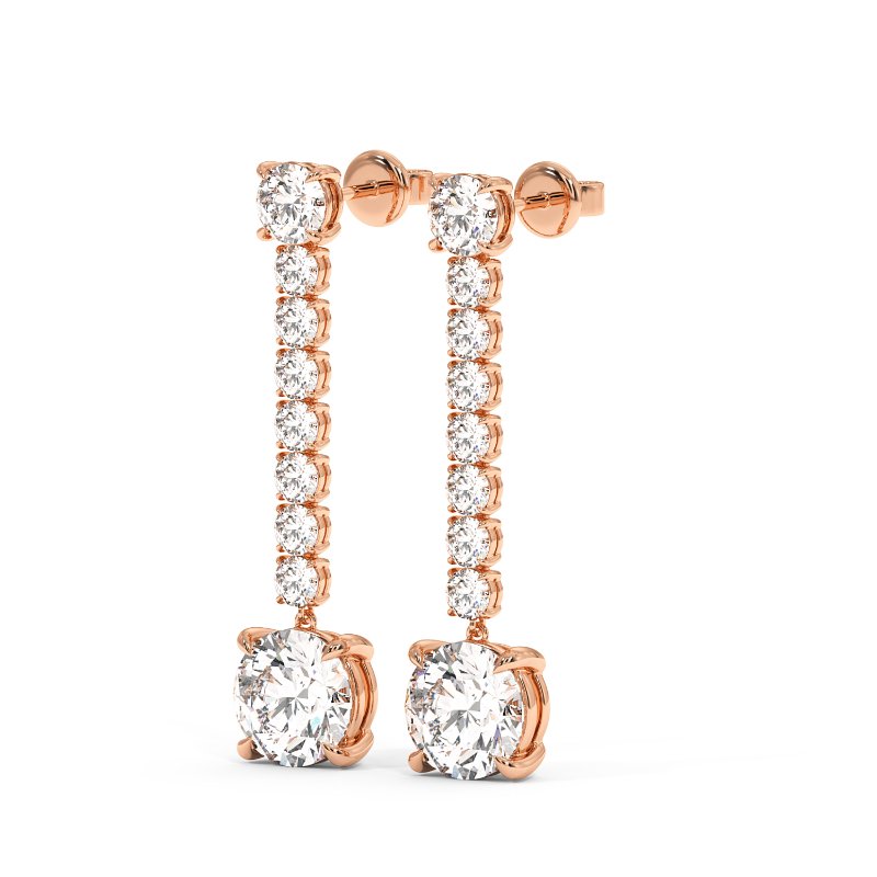 18K Rose Gold Gabriella Earrings