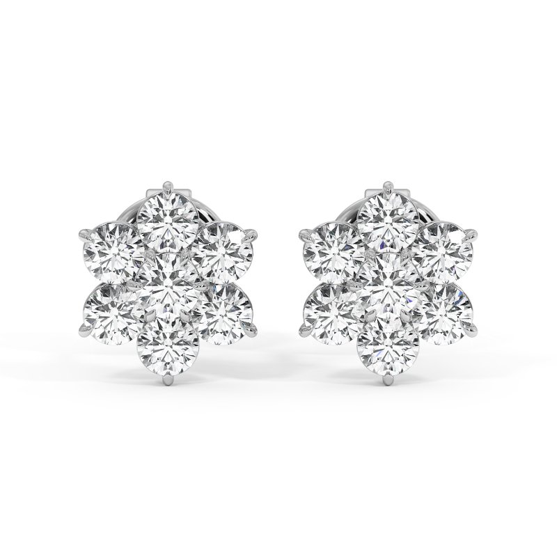 Platinum Saskia Earrings