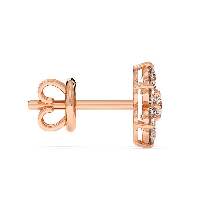 18K Rose Gold Saskia Earrings