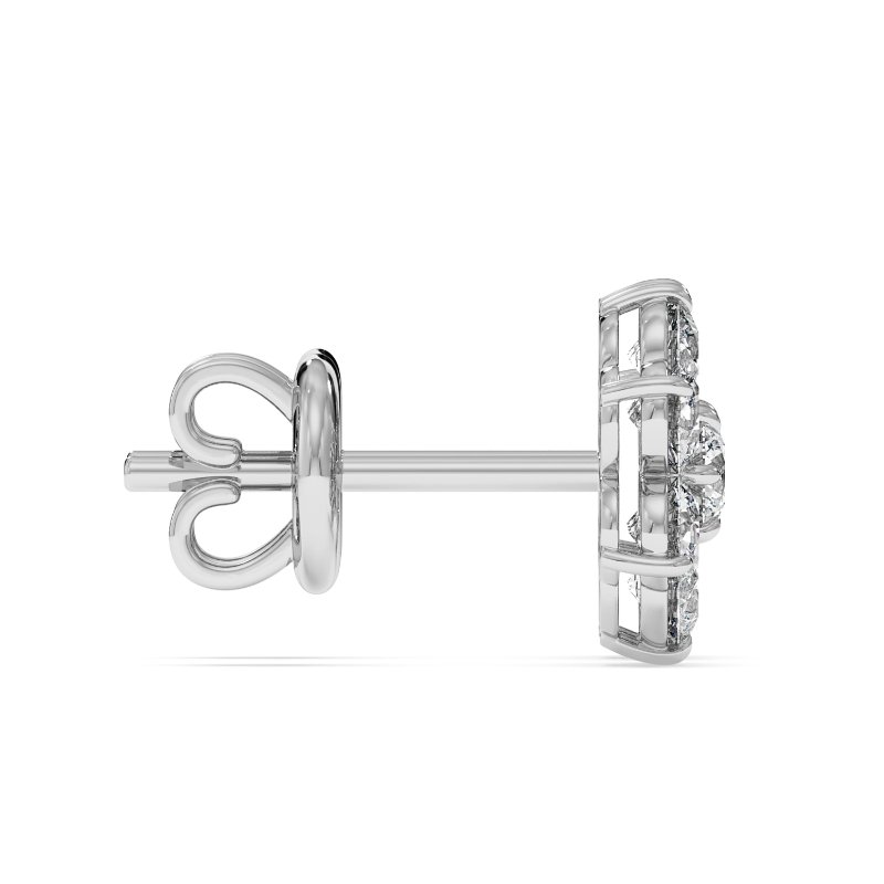 18K White Gold Saskia Earrings