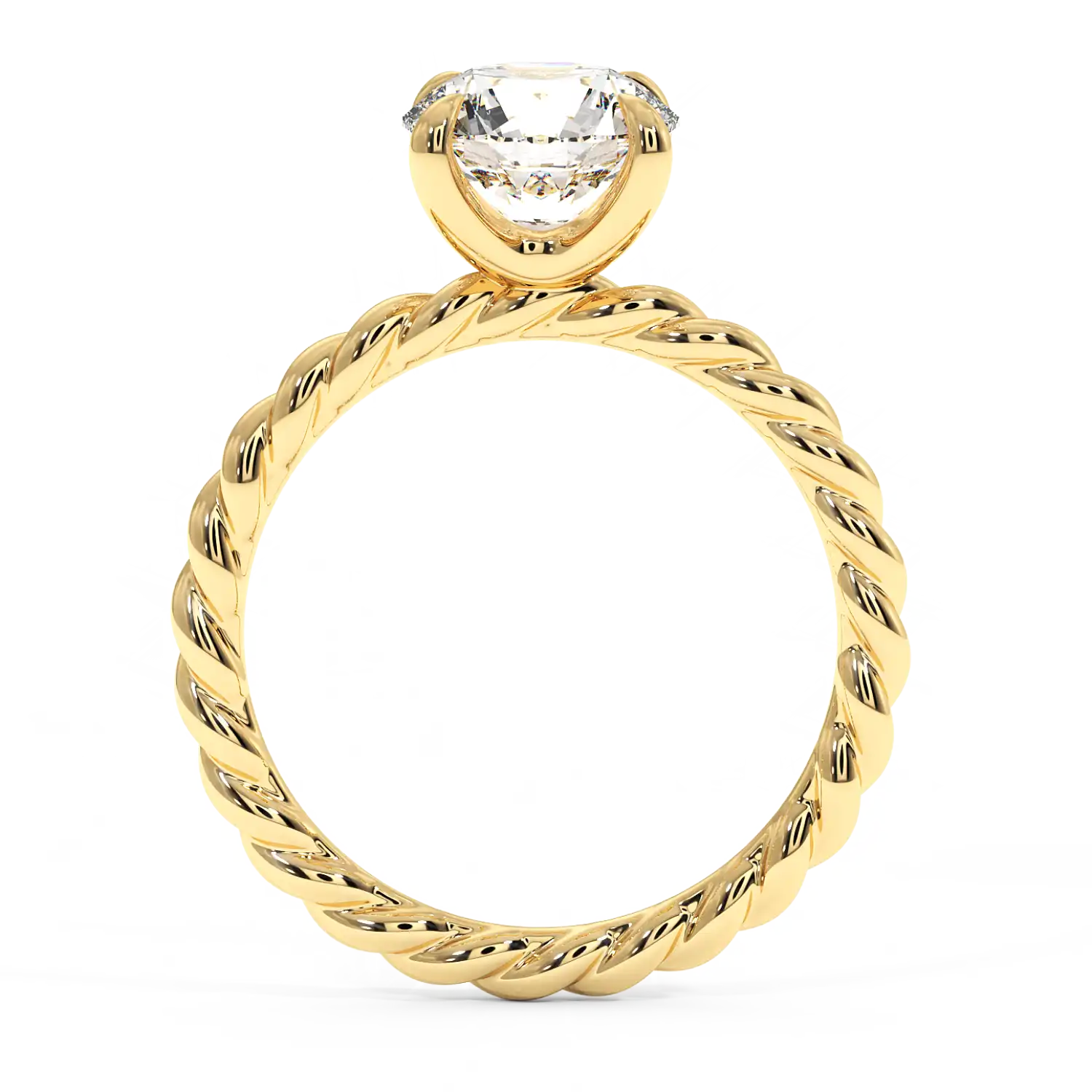 18K Yellow Gold Noa Solitaire Engagement Ring