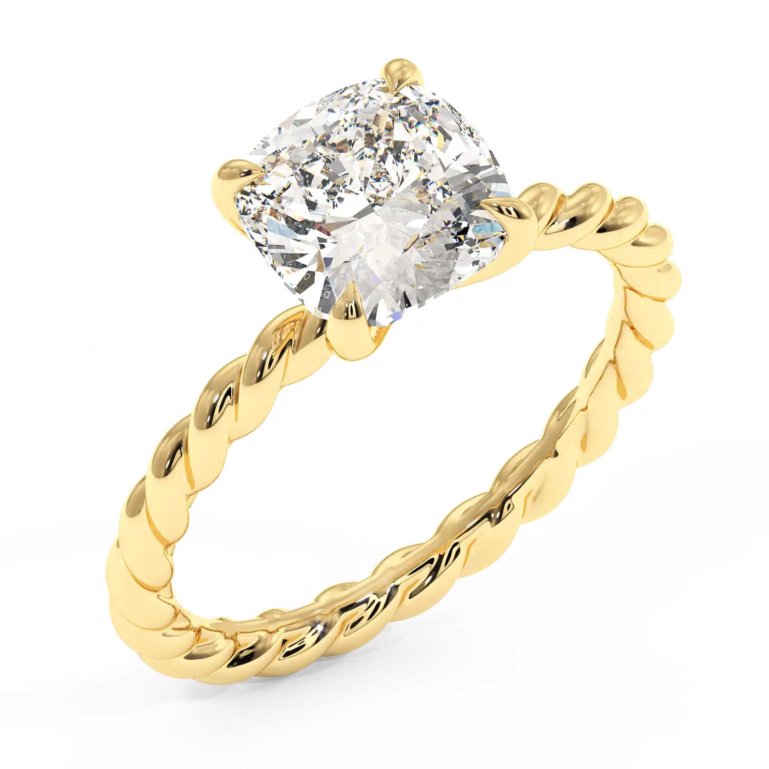 18K Yellow Gold Noa Solitaire Engagement Ring