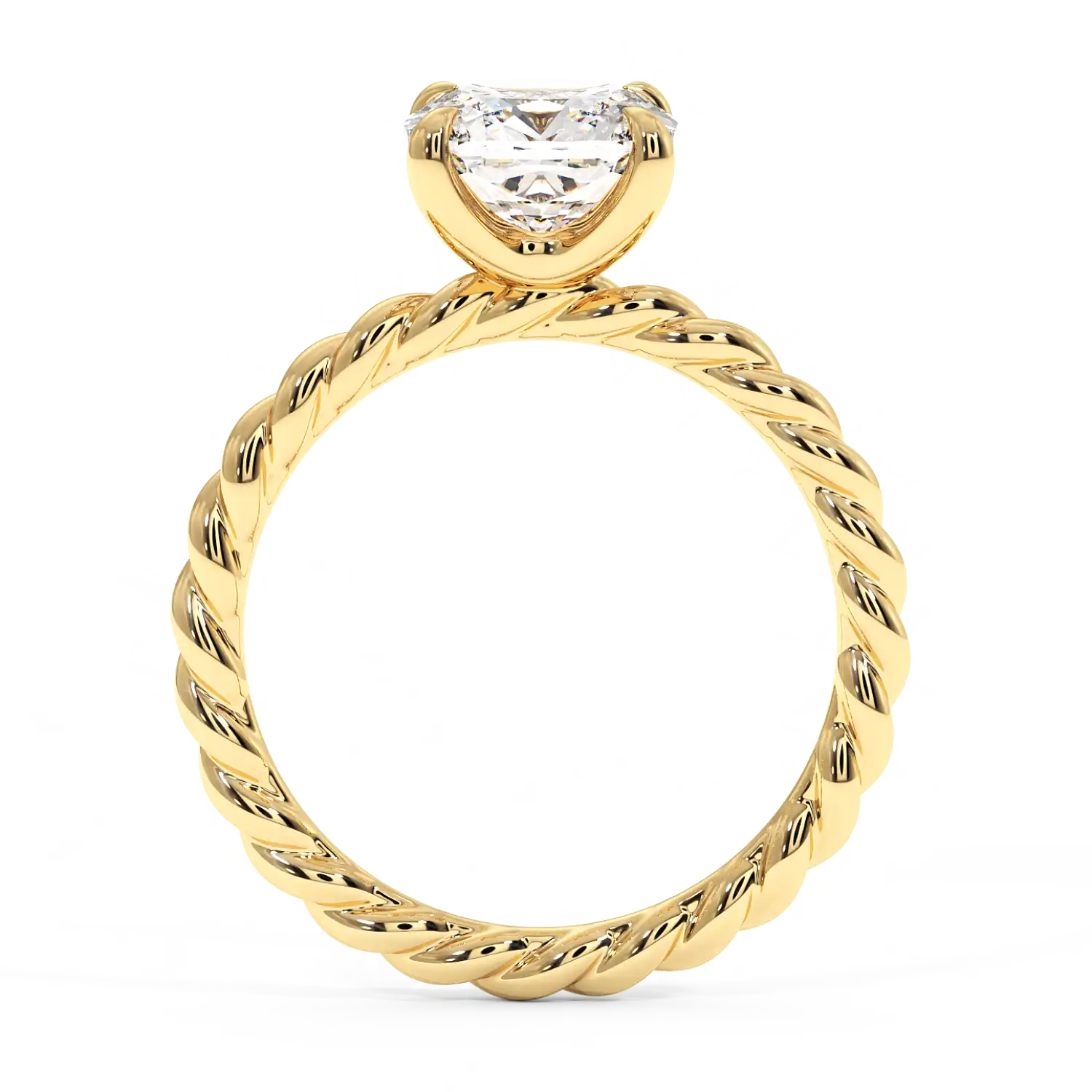 18K Yellow Gold Noa Solitaire Engagement Ring