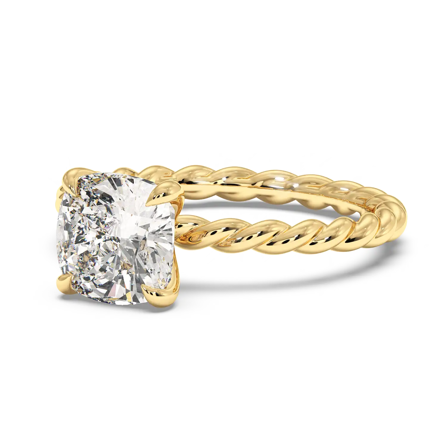 18K Yellow Gold Noa Solitaire Engagement Ring