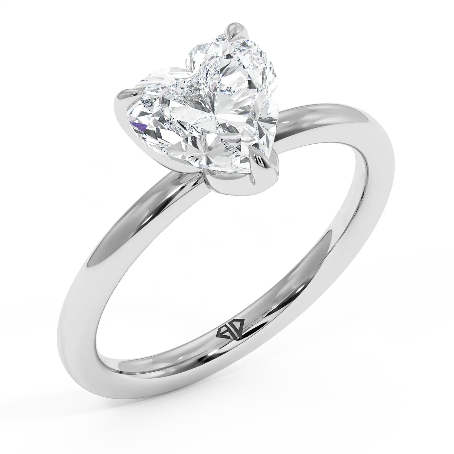 Platinum Uma Solitaire Engagement Ring