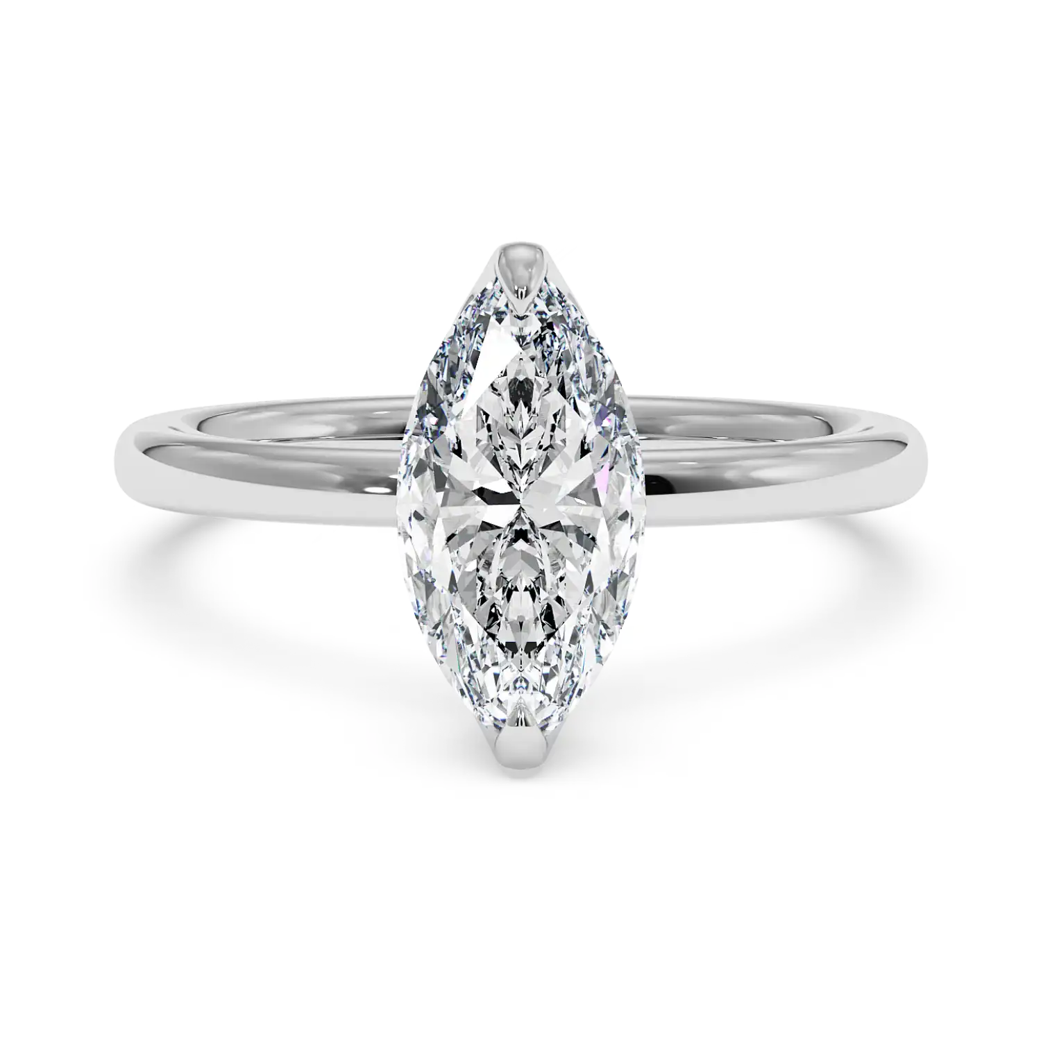 Platinum Uma Solitaire Engagement Ring