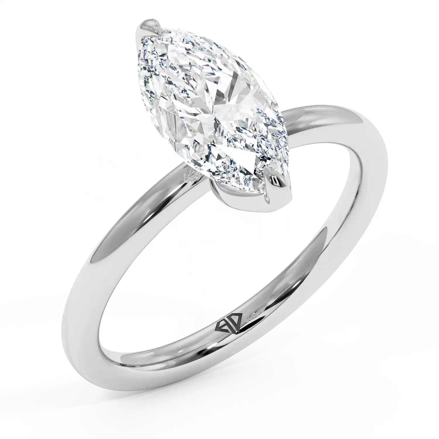 Platinum Uma Solitaire Engagement Ring