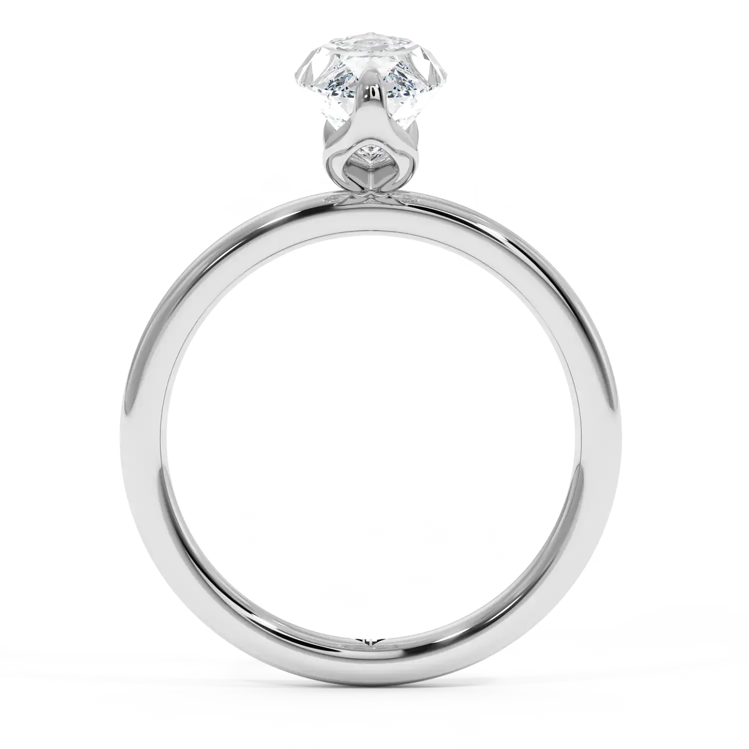 Platinum Uma Solitaire Engagement Ring