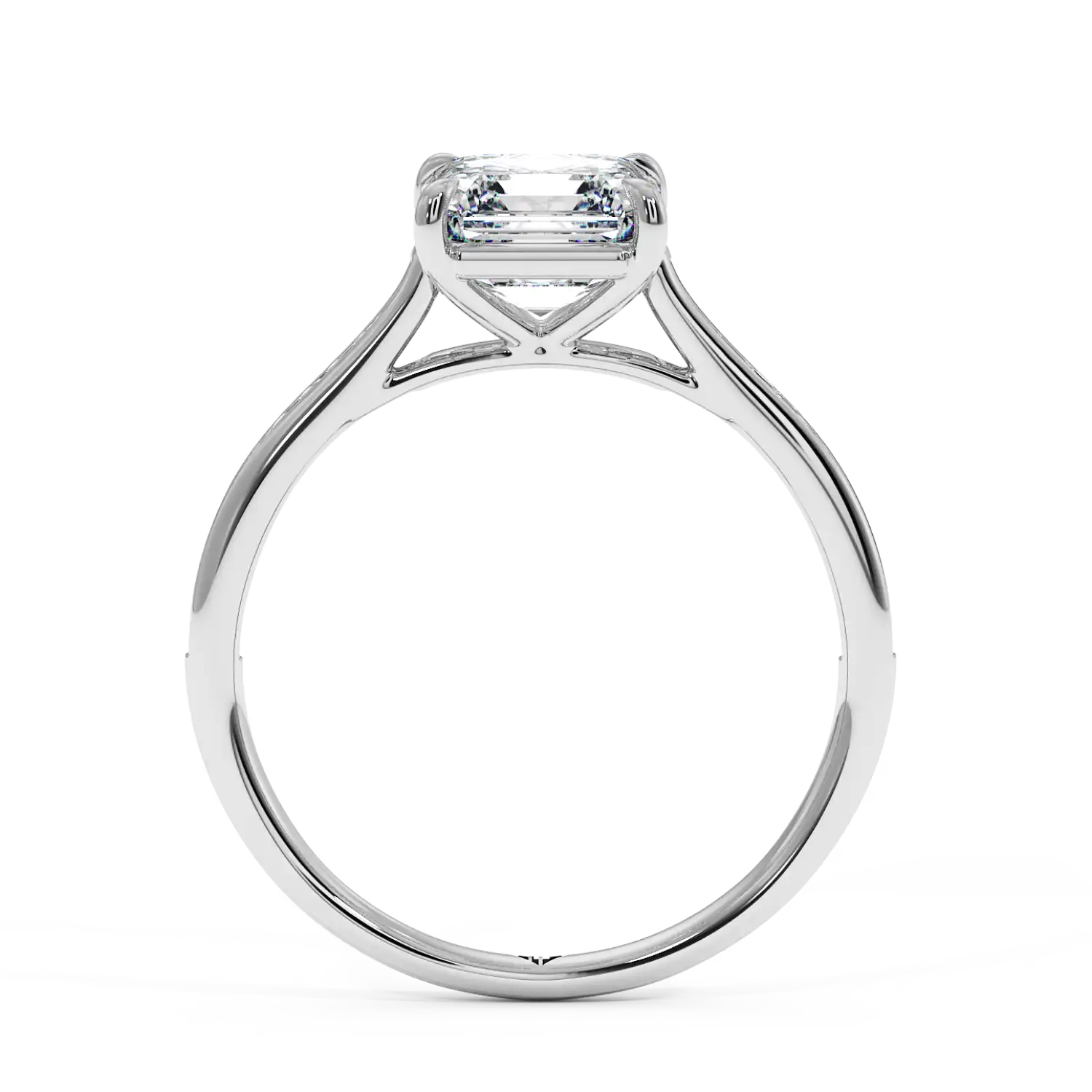 Platinum Poppy Channel Engagement Ring