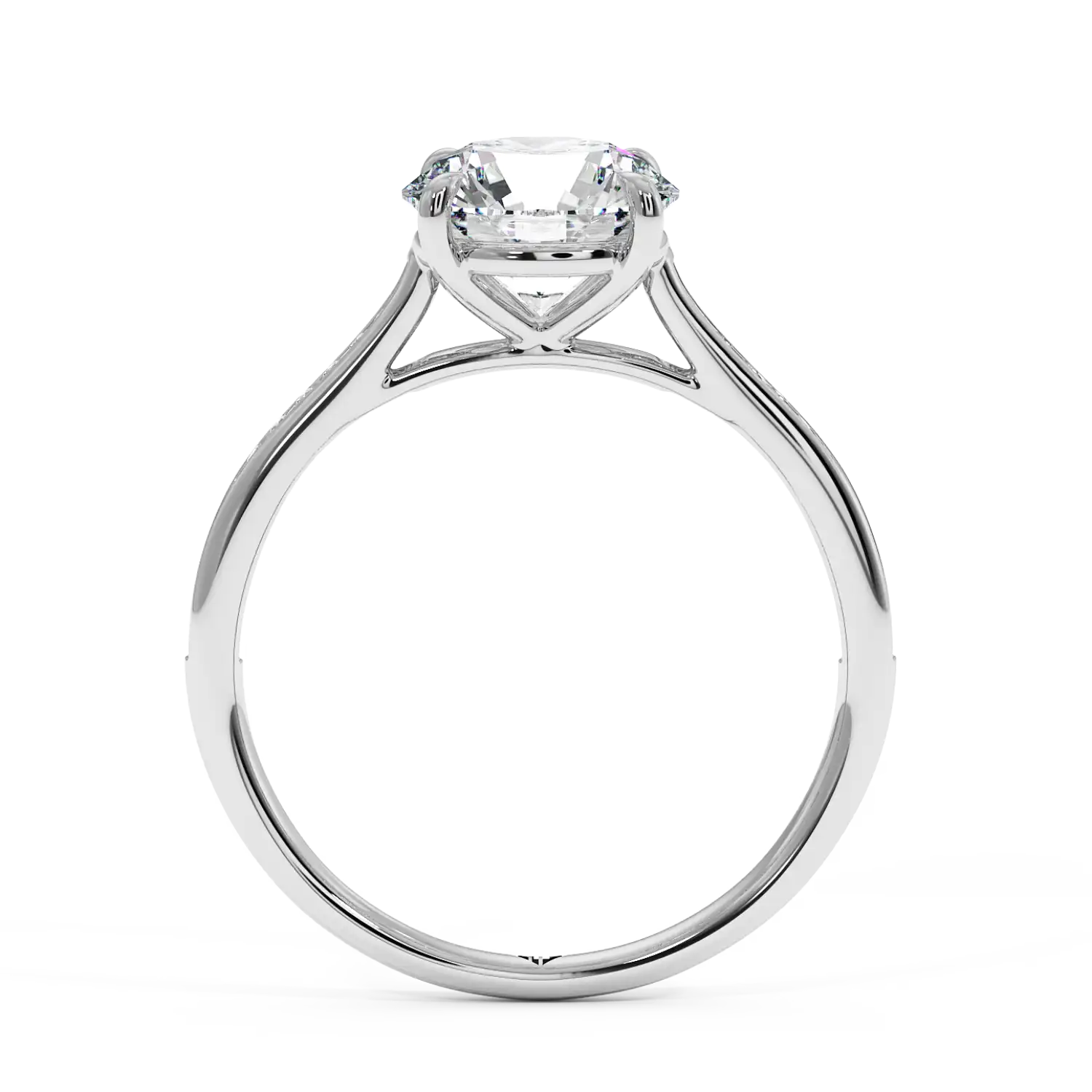 Platinum Poppy Channel Engagement Ring