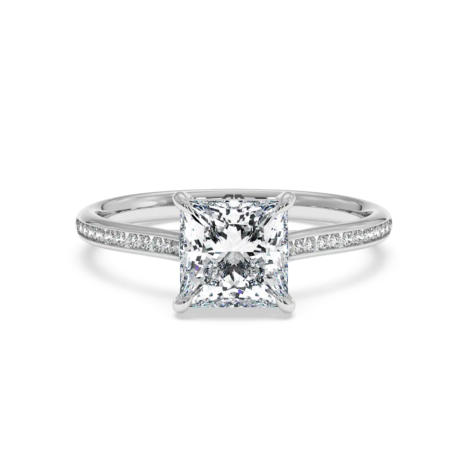 Platinum Poppy Channel Engagement Ring