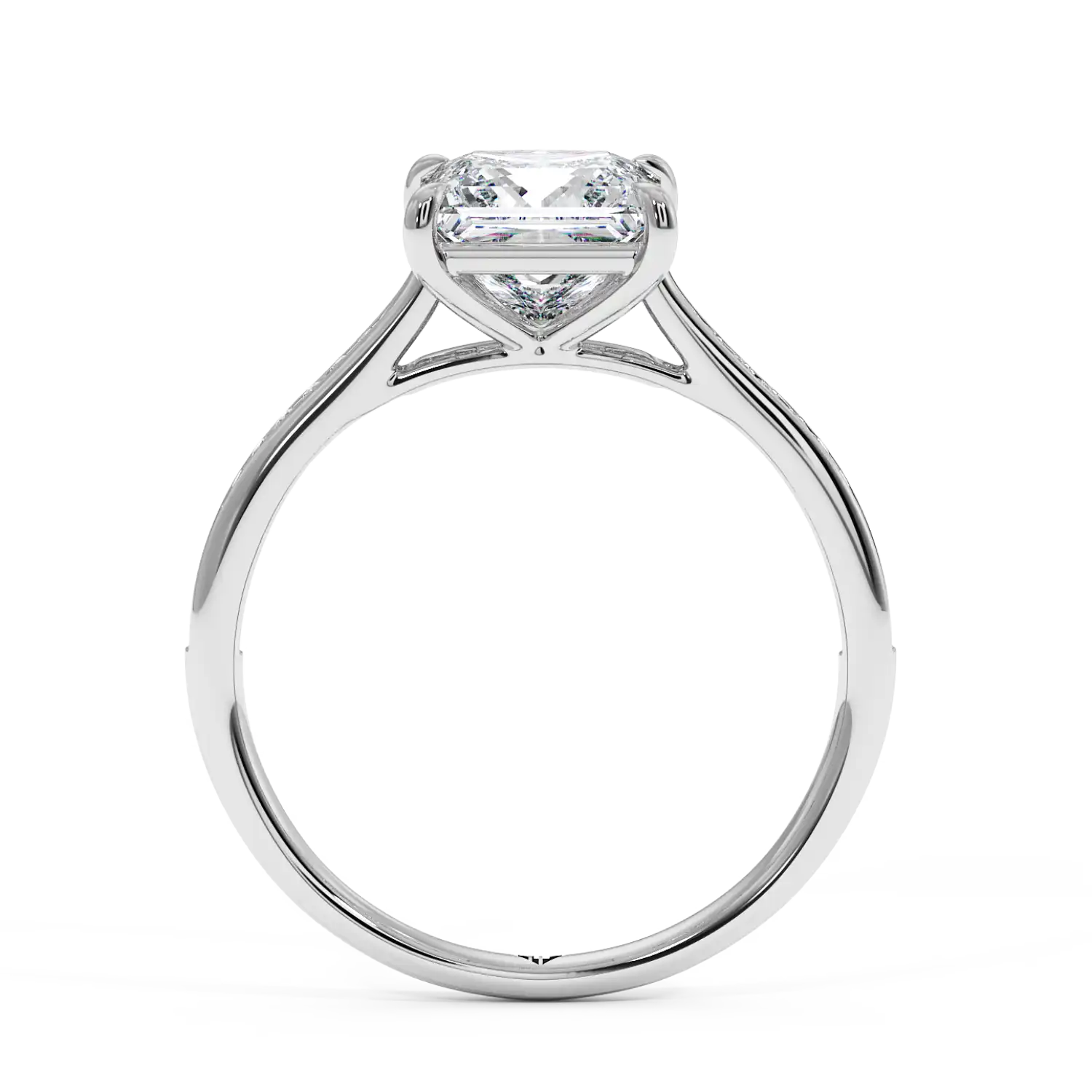 Platinum Poppy Channel Engagement Ring