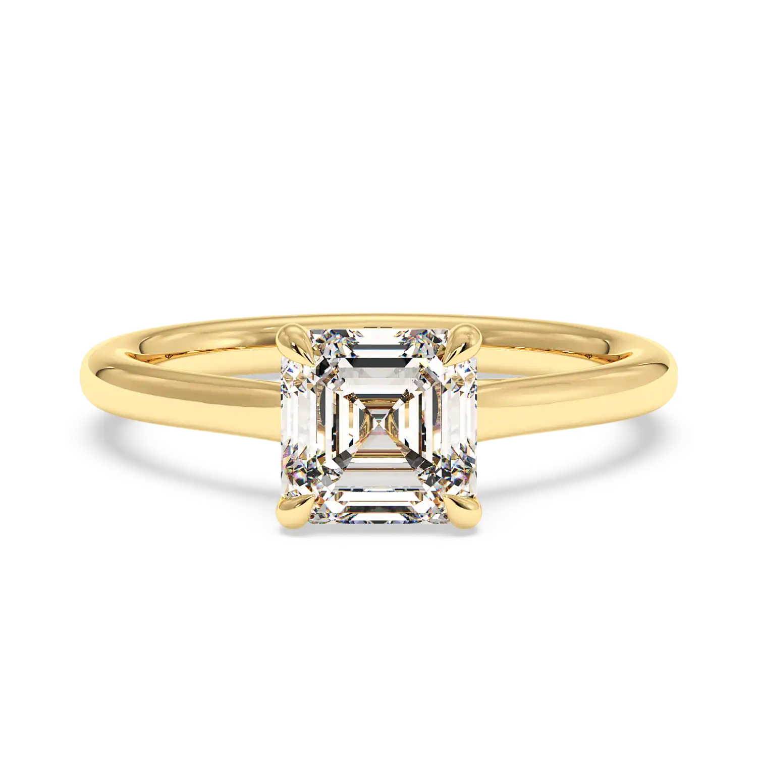 18K Yellow Gold Rowen Solitaire Engagement Ring