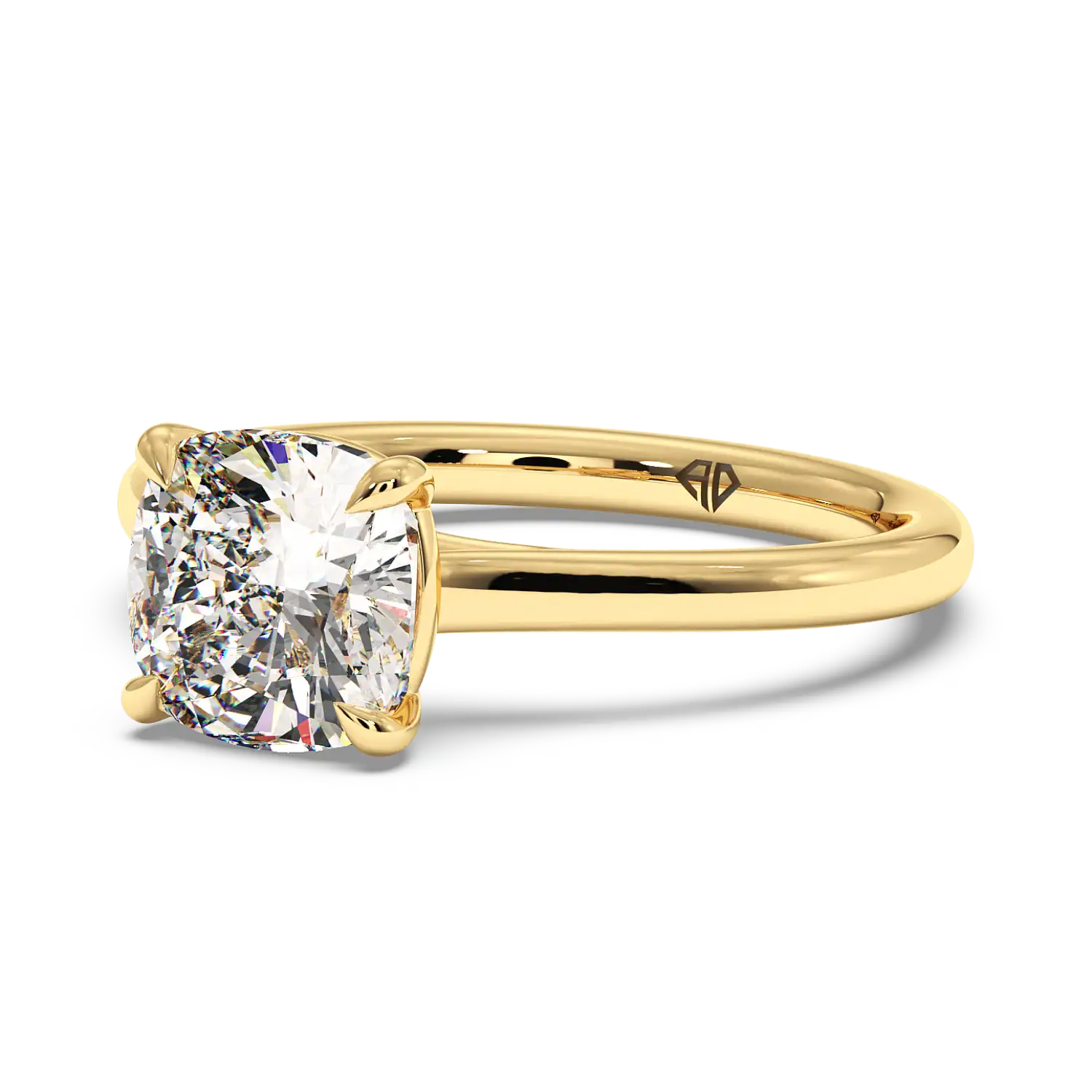 18K Yellow Gold Rowen Solitaire Engagement Ring