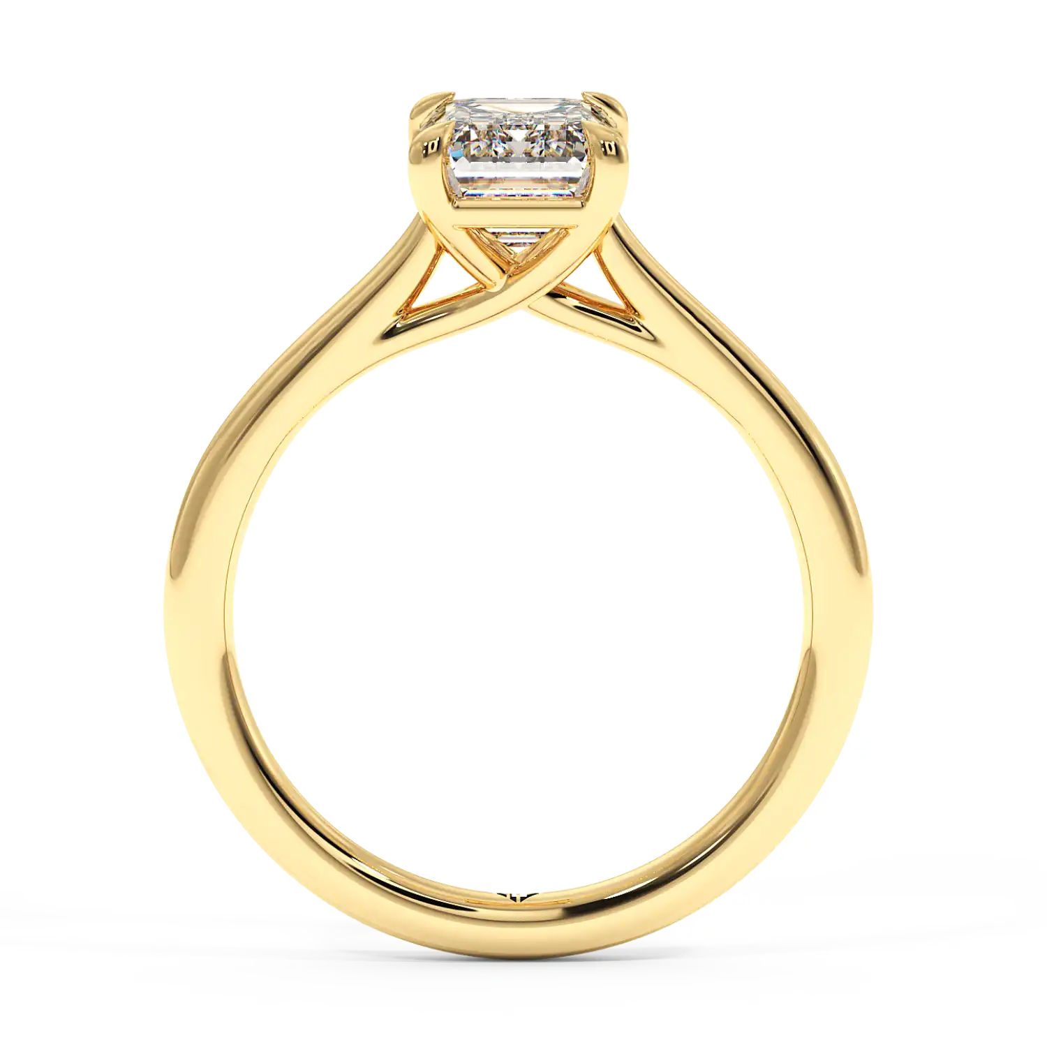 18K Yellow Gold Rowen Solitaire Engagement Ring