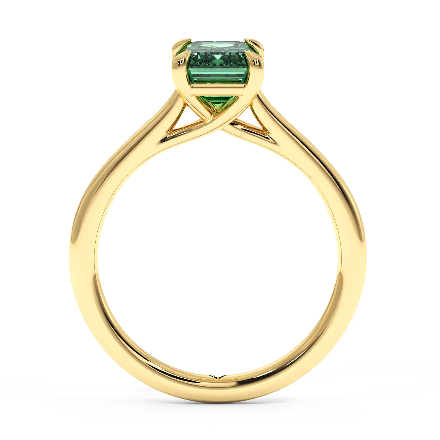 18K Yellow Gold Rowen Solitaire Engagement Ring