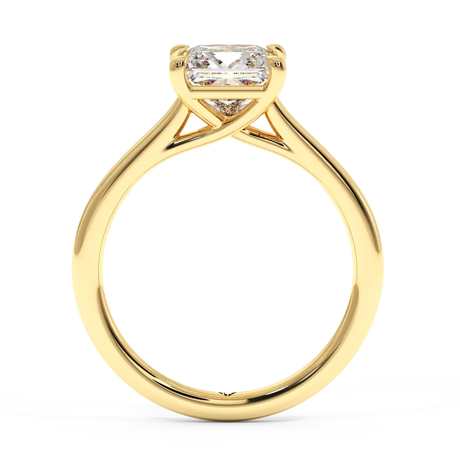 18K Yellow Gold Rowen Solitaire Engagement Ring