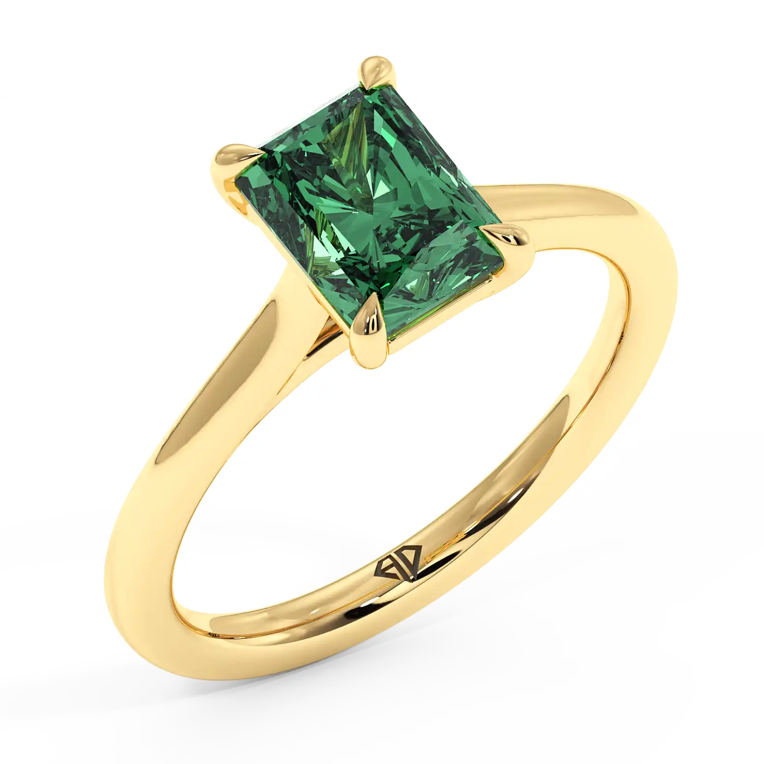 18K Yellow Gold Rowen Solitaire Engagement Ring