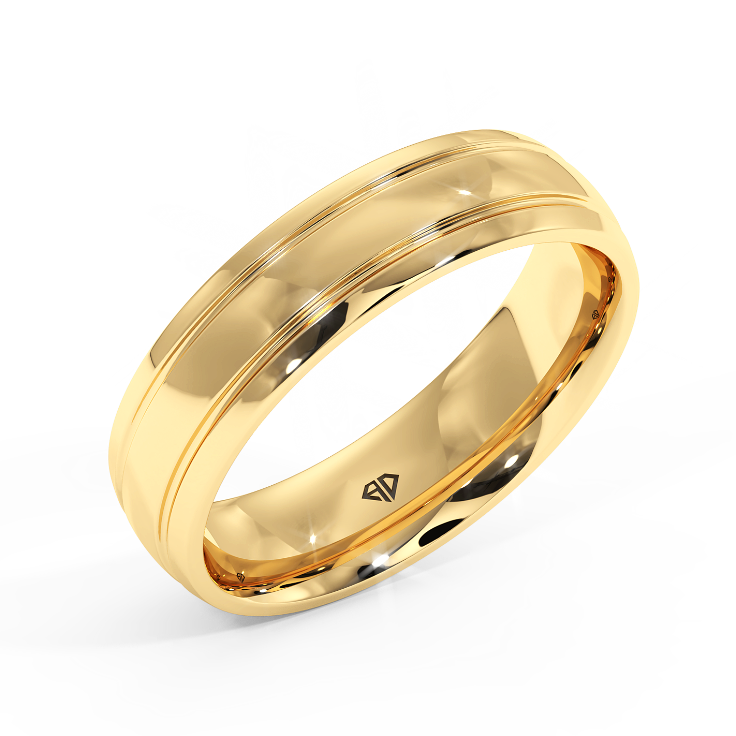 18K Yellow Gold LT5RB11 Wedding Band