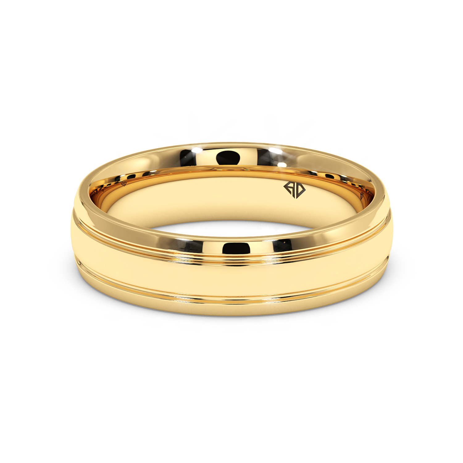 18K Yellow Gold LT5RB11 Wedding Band