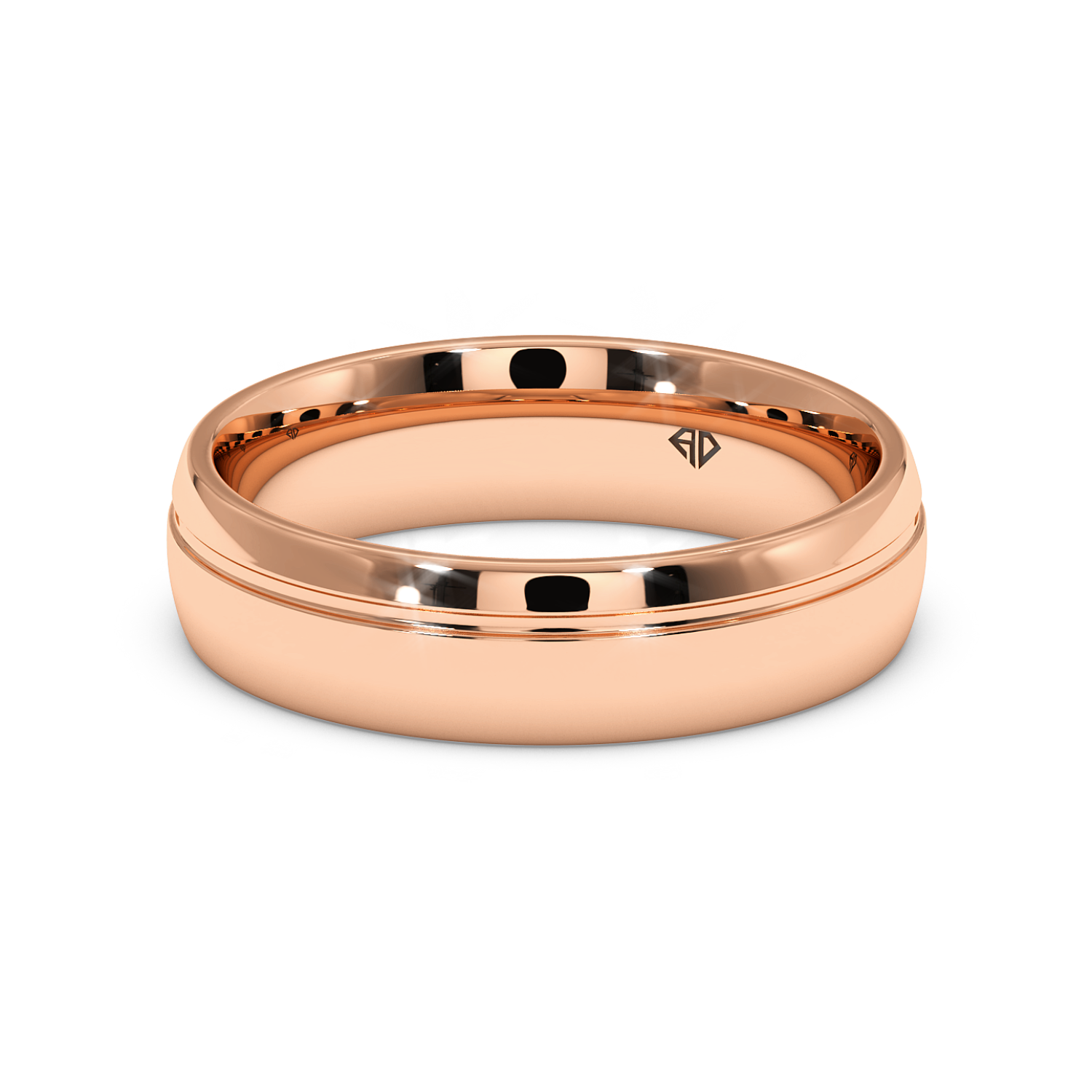 9K Rose Gold LT5RB12 Wedding Band