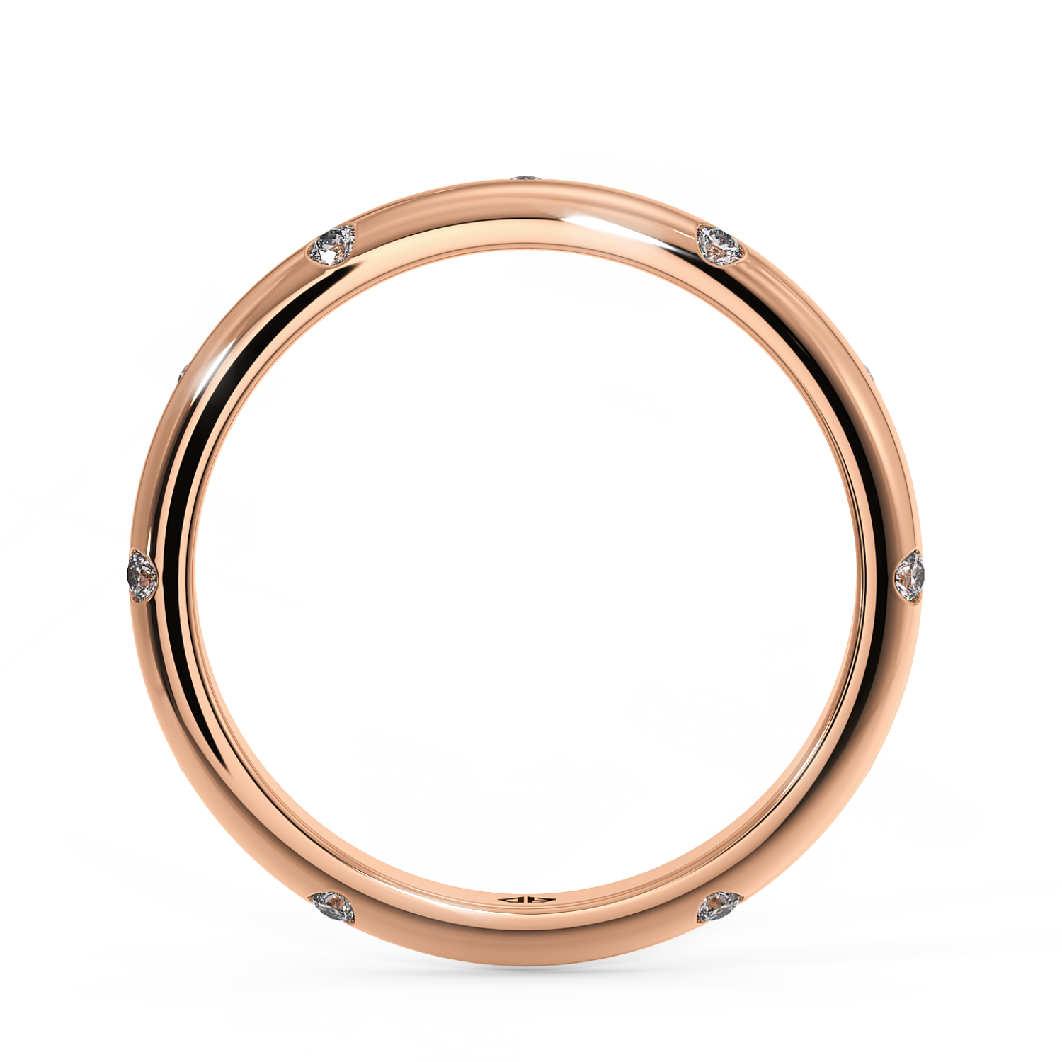 18K Rose Gold LT5RB13 Diamond Wedding Band