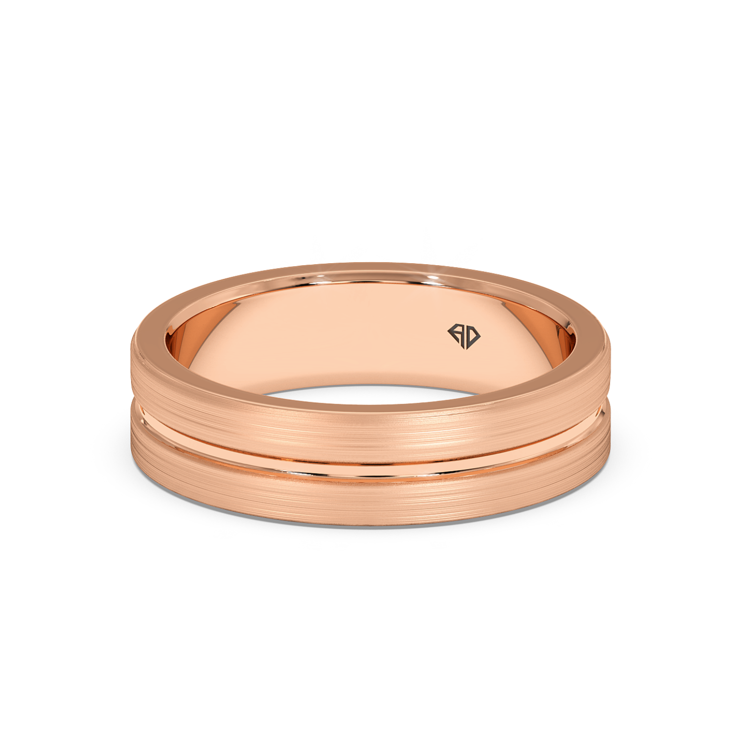 9K Rose Gold LT5RB15 Wedding Band