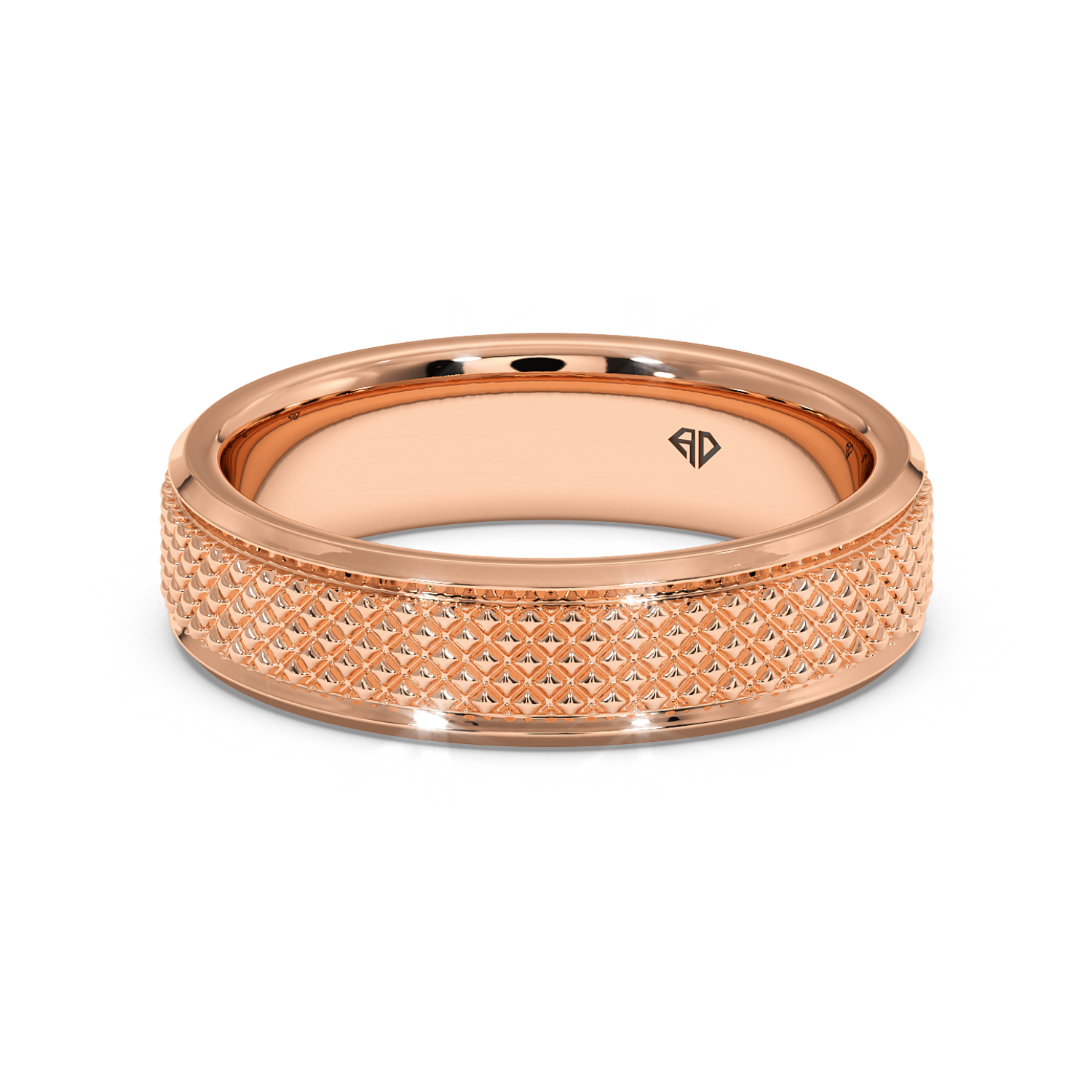 9K Rose Gold LT5RB19 Wedding Band