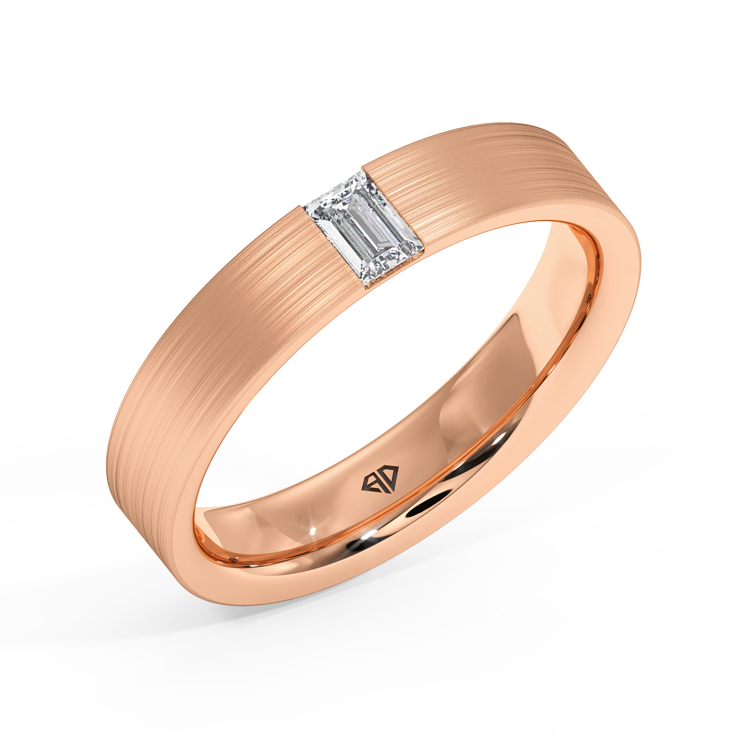 9K Rose Gold LT5RB22 Diamond Wedding Band