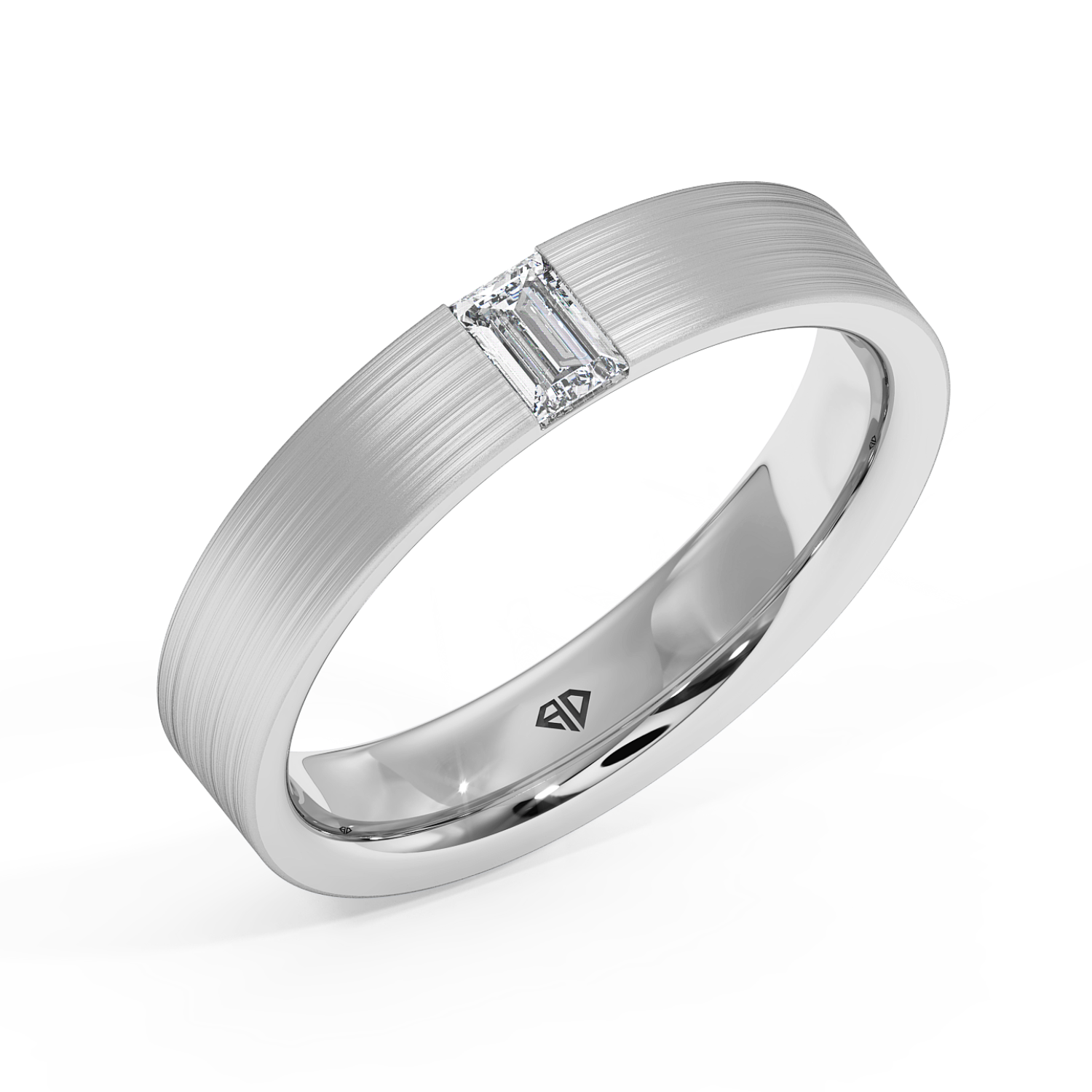 18K White Gold LT5RB22 Diamond Wedding Band