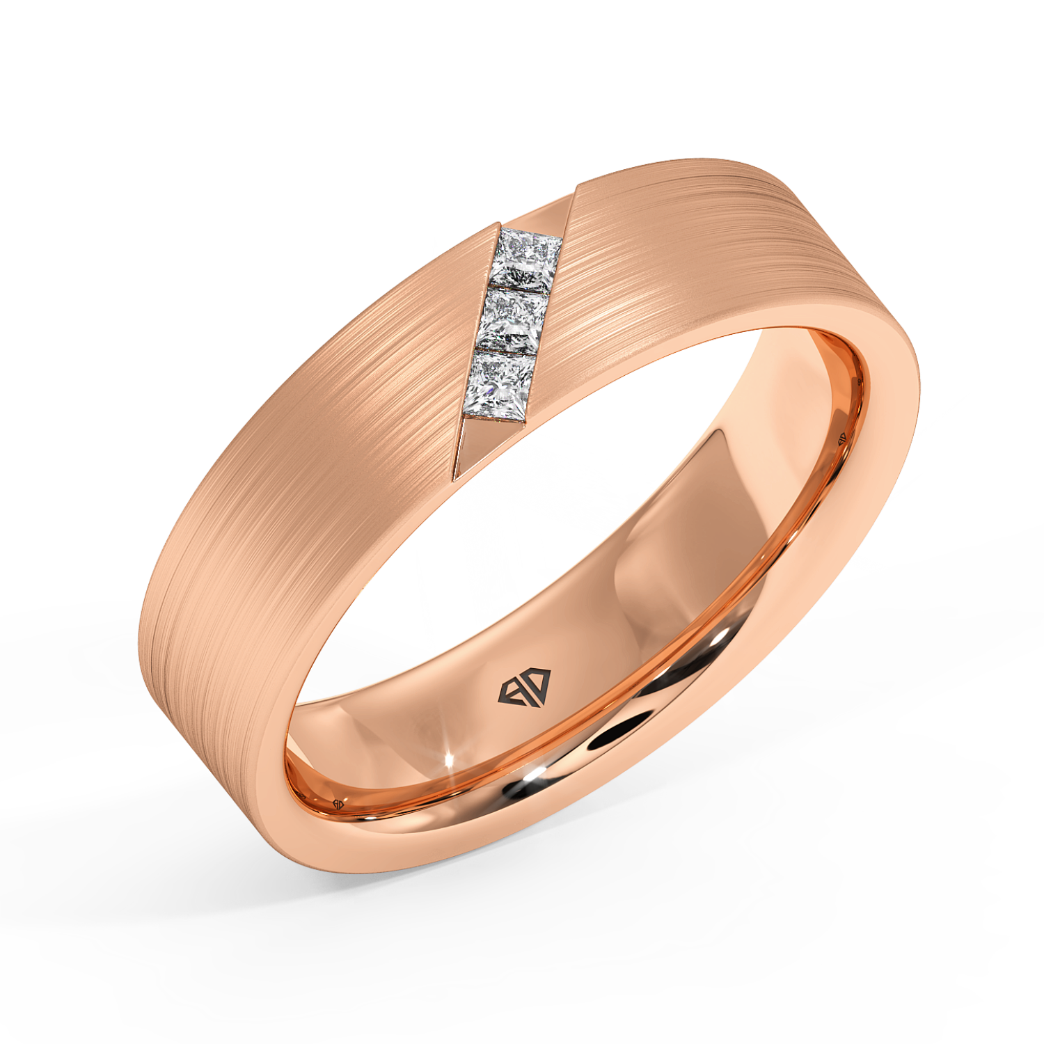 18K Rose Gold LT5RB24 Diamond Wedding Band