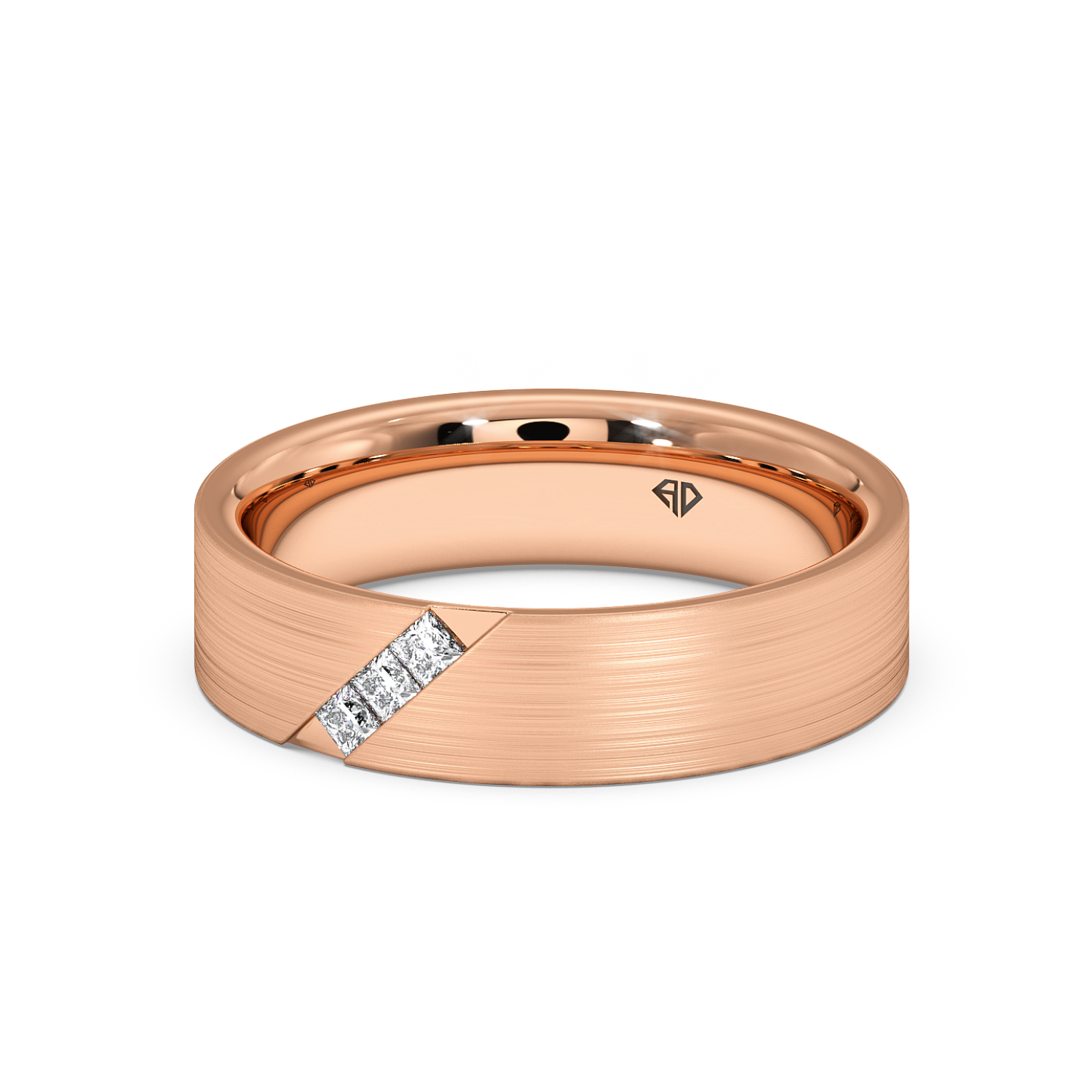 18K Rose Gold LT5RB24 Diamond Wedding Band