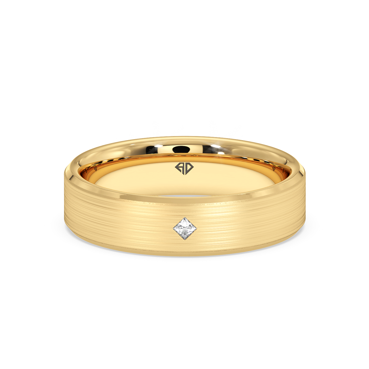 9K Yellow Gold LT5RB25 Diamond Wedding Band