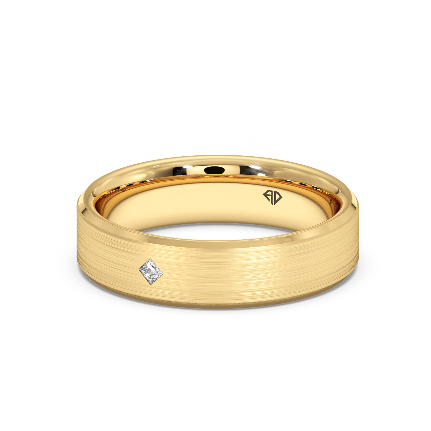 18K Yellow Gold LT5RB25 Diamond Wedding Band