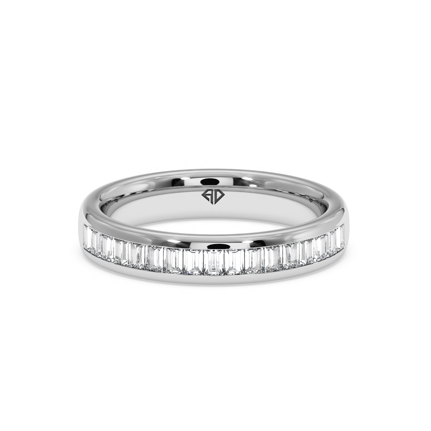 9K White Gold LT5RB26 Diamond Wedding Band