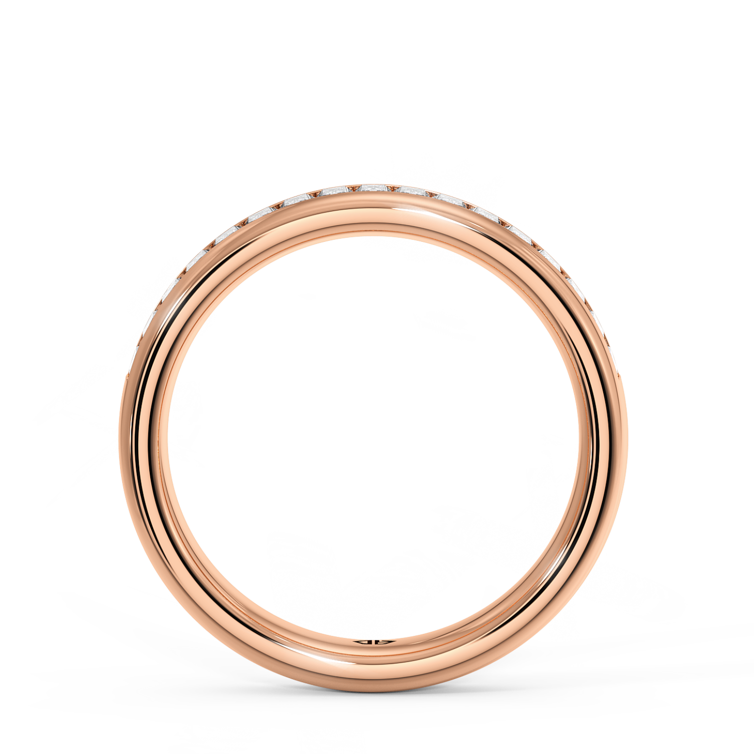 9K Rose Gold LT5RB26 Diamond Wedding Band