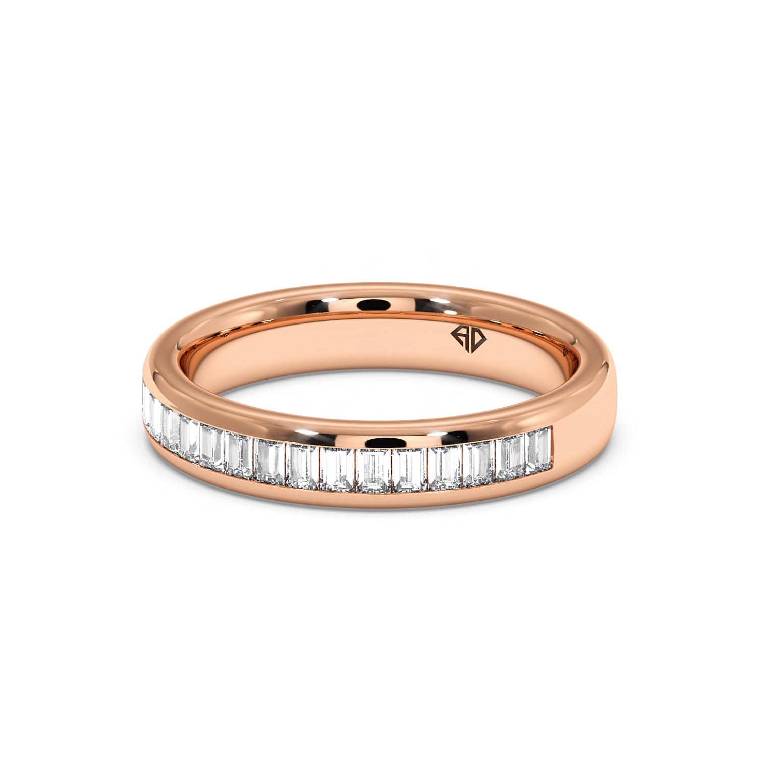 9K Rose Gold LT5RB26 Diamond Wedding Band