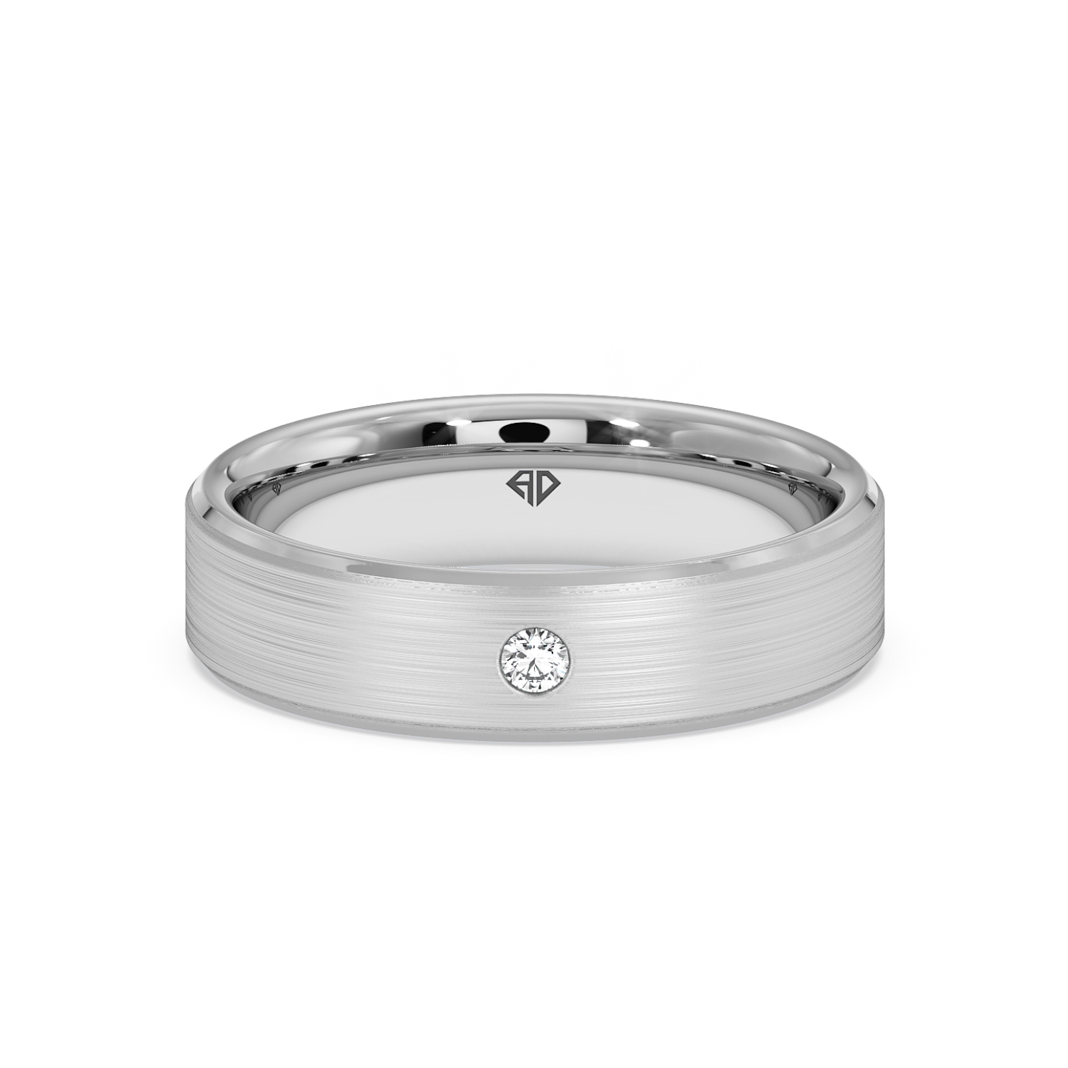 18K White Gold LT5RB27 Diamond Wedding Band