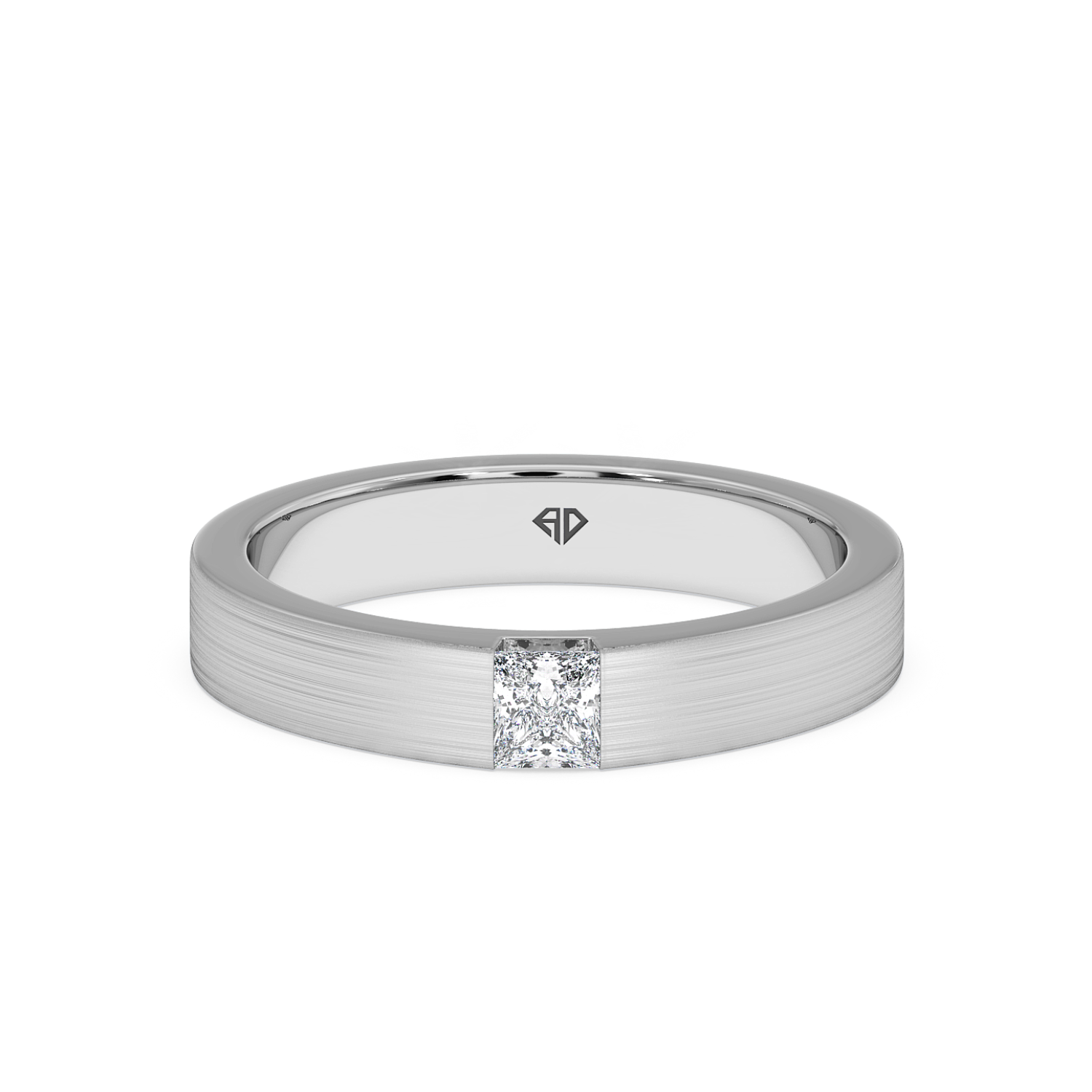 9K White Gold LT5RB29 Diamond Wedding Band