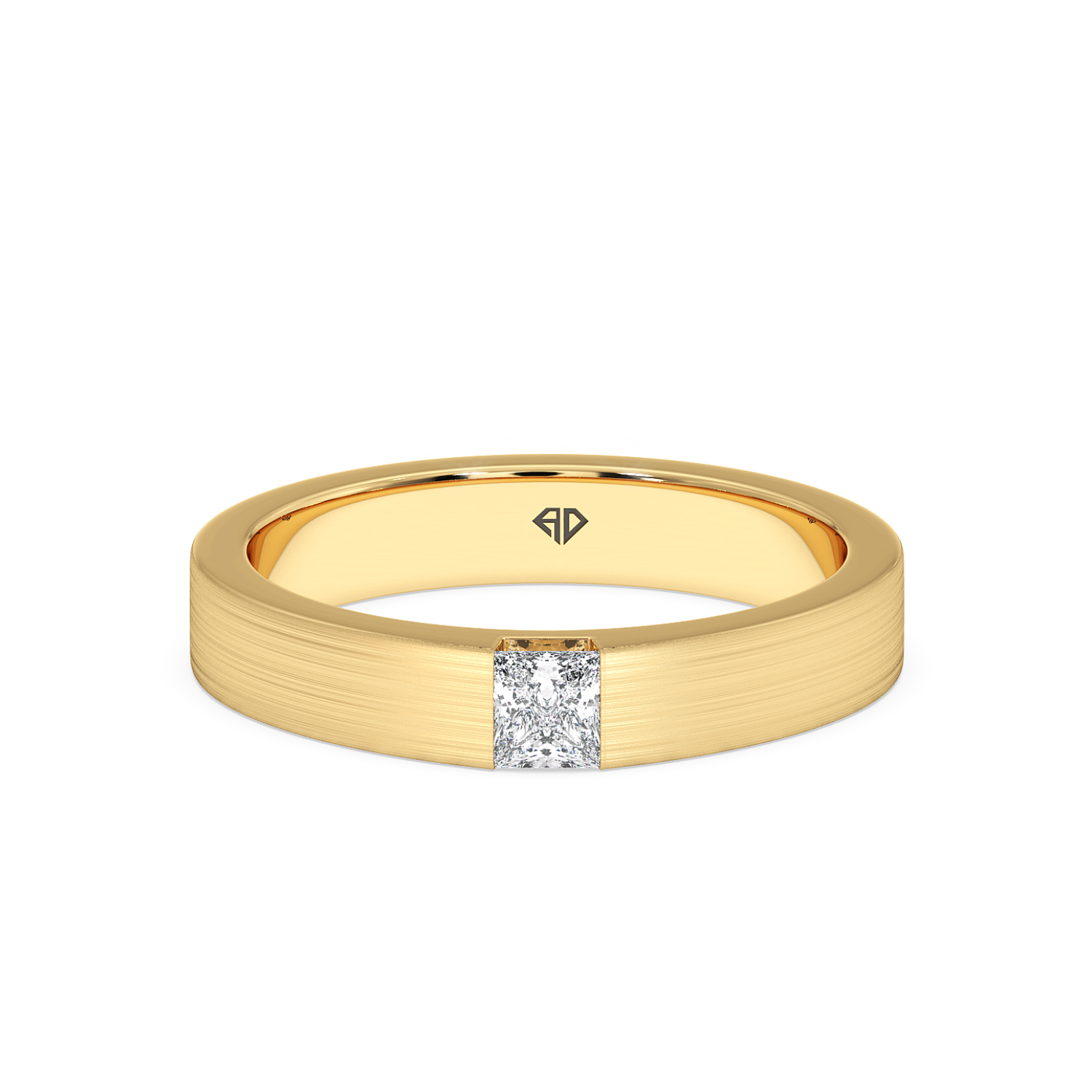 9K Yellow Gold LT5RB29 Diamond Wedding Band